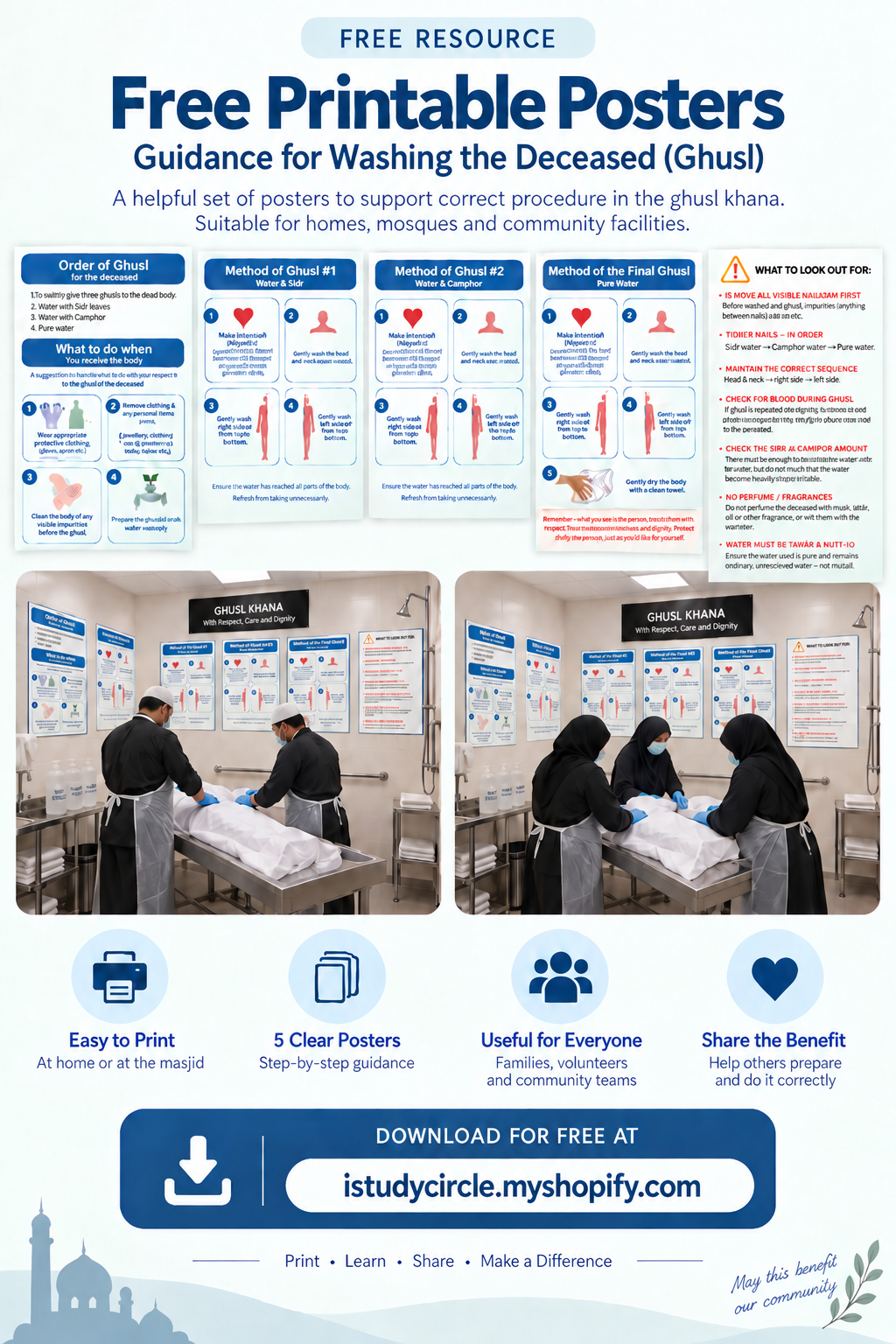 Ghusl Mayyit Posters